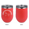 Unicorns Stainless Wine Tumblers - Coral - Single Sided - Approval