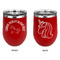 Unicorns Stainless Wine Tumblers - Red - Double Sided - Approval