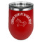 Unicorns Stainless Wine Tumblers - Red - Double Sided - Front