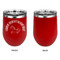 Unicorns Stainless Wine Tumblers - Red - Single Sided - Approval
