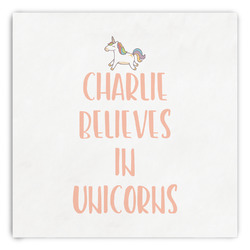 Unicorns Paper Dinner Napkins (Personalized)