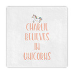 Unicorns Decorative Paper Napkins (Personalized)