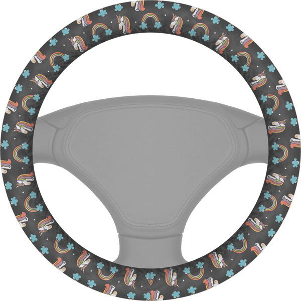 Custom Unicorns Steering Wheel Cover