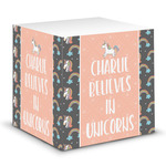 Unicorns Sticky Note Cube (Personalized)