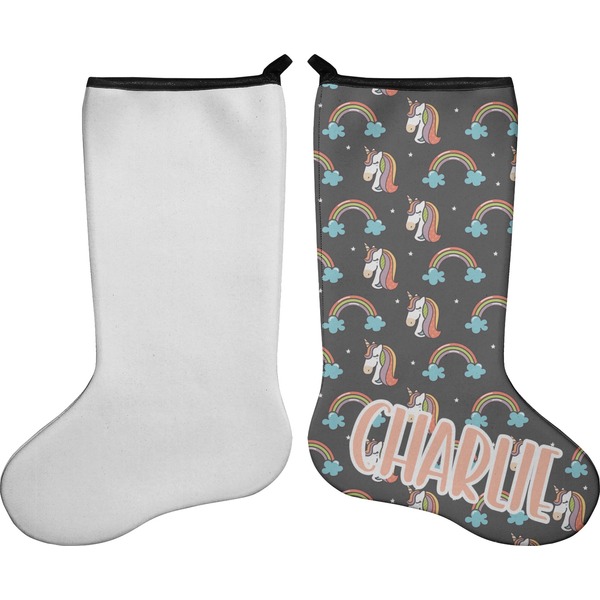Unicorns Stocking - Single-Sided - Approval