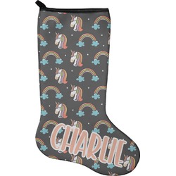 Unicorns Holiday Stocking - Neoprene (Personalized)