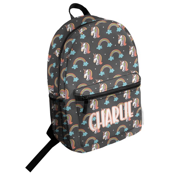 Custom Unicorns Student Backpack (Personalized)