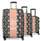 Unicorns 3 Piece Luggage Set - 20" Carry On, 24" Medium Checked, 28" Large Checked (Personalized)