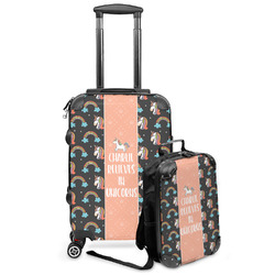 Unicorns Kids 2-Piece Luggage Set - Suitcase & Backpack (Personalized)