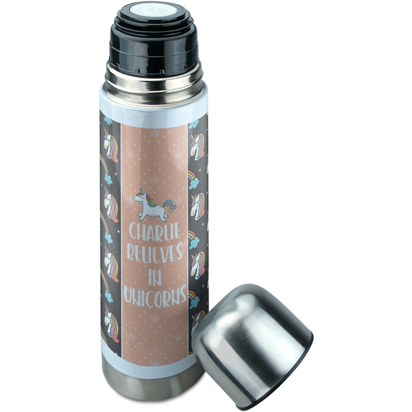 Unicorns Thermos - Lid Off