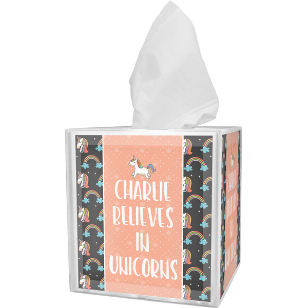 Custom Unicorns Tissue Box Cover (Personalized)