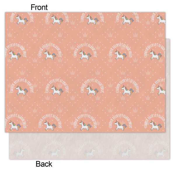 Unicorns Tissue Paper - Heavyweight - Medium - Front & Back