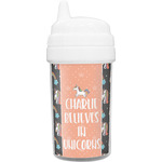 Unicorns Toddler Sippy Cup (Personalized)