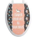 Unicorns Toilet Seat Decal - Elongated (Personalized)