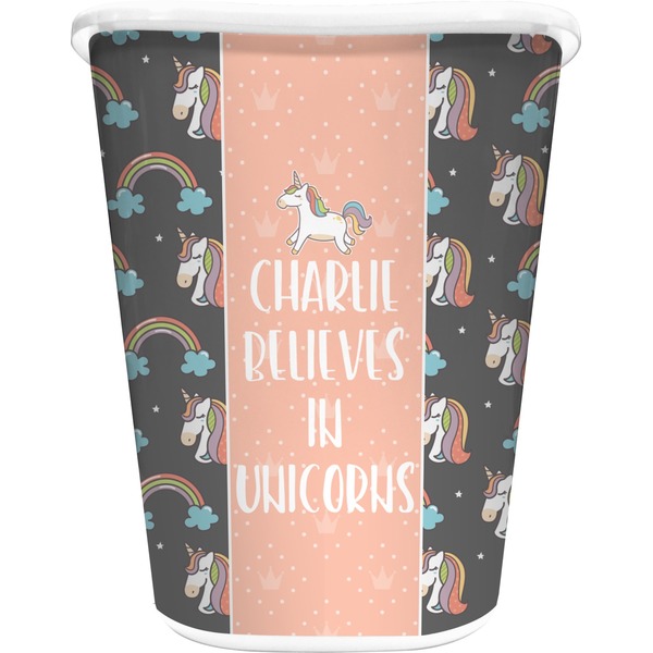 Custom Unicorns Waste Basket (Personalized)