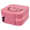 Unicorns Travel Jewelry Boxes - Leather - Pink - View from Rear