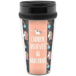 Unicorns Acrylic Travel Mug without Handle (Personalized)