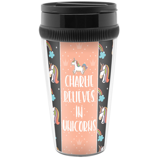 Custom Unicorns Acrylic Travel Mug without Handle (Personalized)