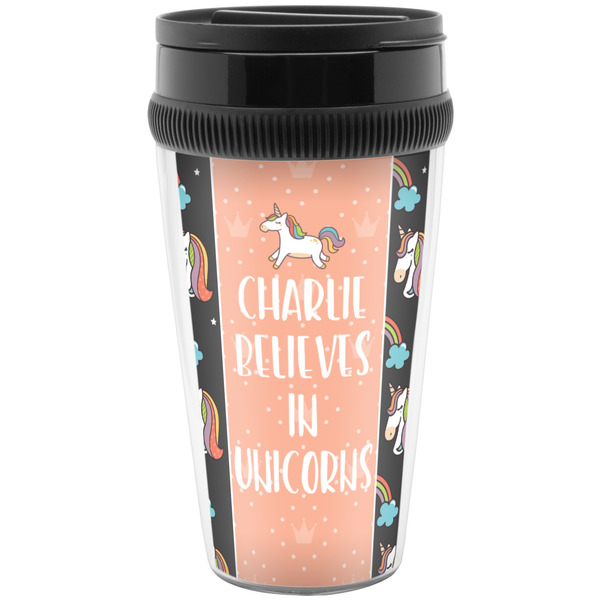 Custom Unicorns Acrylic Travel Mug without Handle (Personalized)
