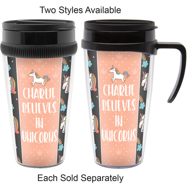 Unicorns Travel Mugs - with & without Handle
