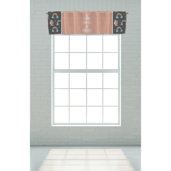 Unicorns Valance - On window