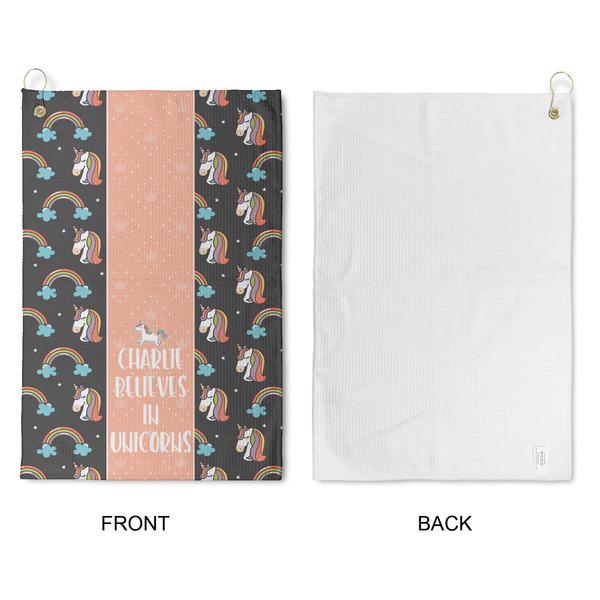 Unicorns Waffle Weave Golf Towel - Approval