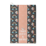 Unicorns Waffle Weave Golf Towel (Personalized)