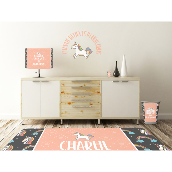 Unicorns Wall Graphic Decal Wooden Desk