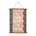 Unicorns Wall Hanging Tapestry - Tall (Personalized)