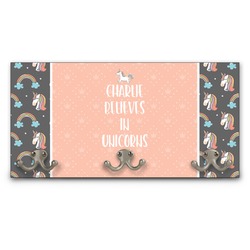 Unicorns Wall Mounted Coat Rack (Personalized)