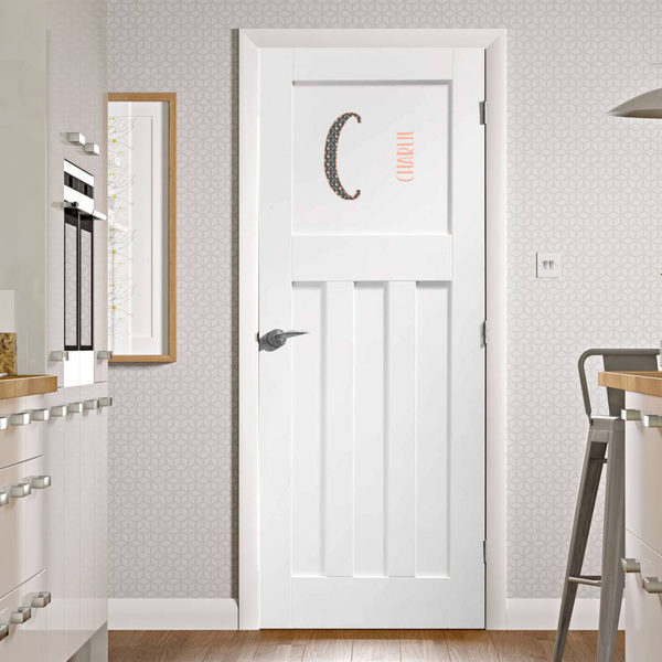 Unicorns Wall Name & Initial Medium on Door