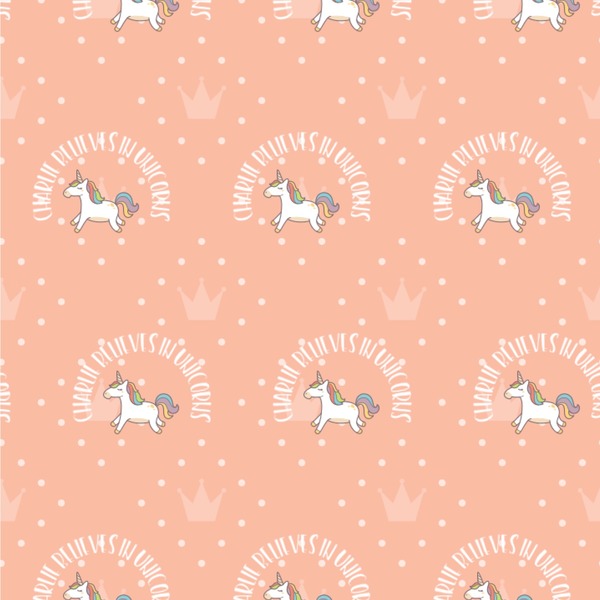 Custom Unicorns Wallpaper & Surface Covering (Water Activated 24"x 24" Sample)