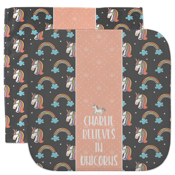 Custom Unicorns Facecloth / Wash Cloth (Personalized)