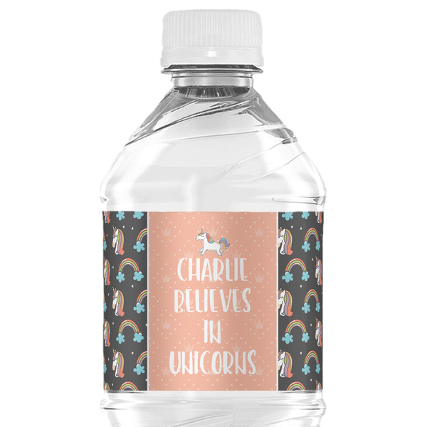 Custom Unicorns Water Bottle Labels - Custom Sized (Personalized)