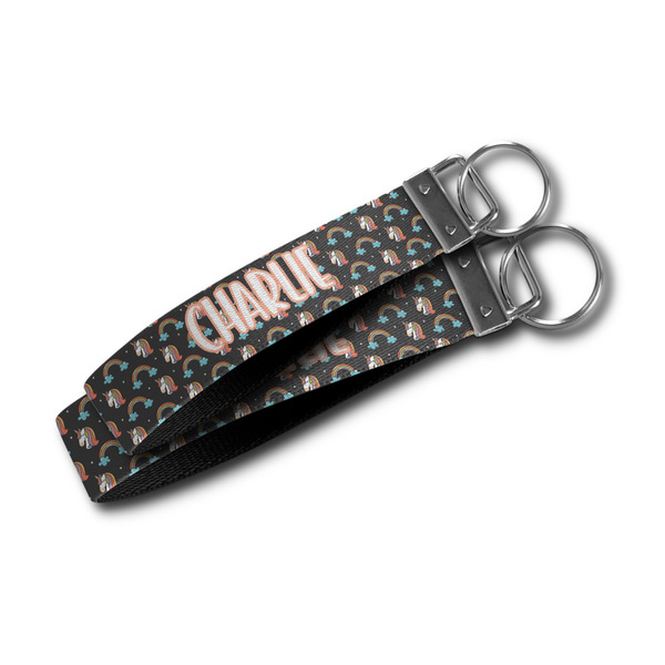 Unicorns Webbing Keychain FOBs - Size Comparison
