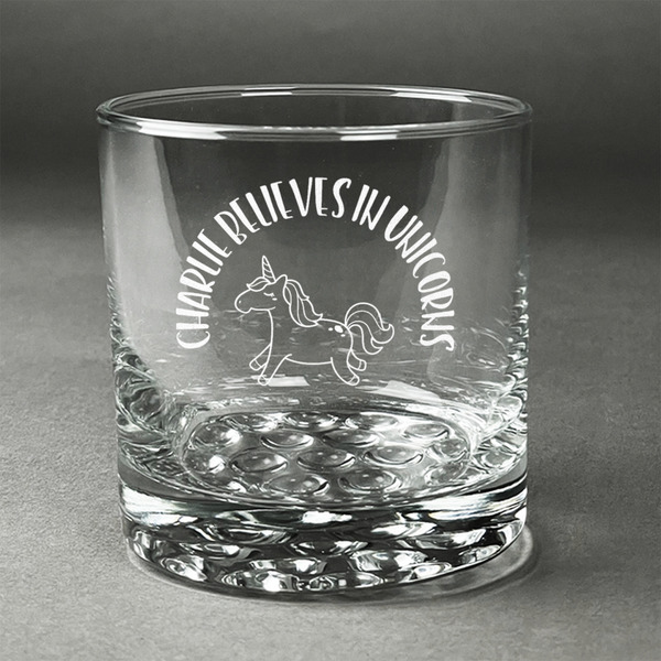 Custom Unicorns Whiskey Glass (Single) (Personalized)