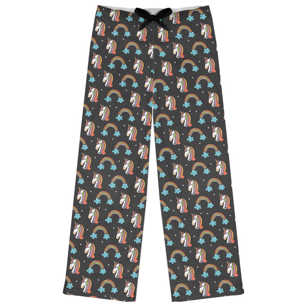 Custom Unicorns Womens Pajama Pants - XS
