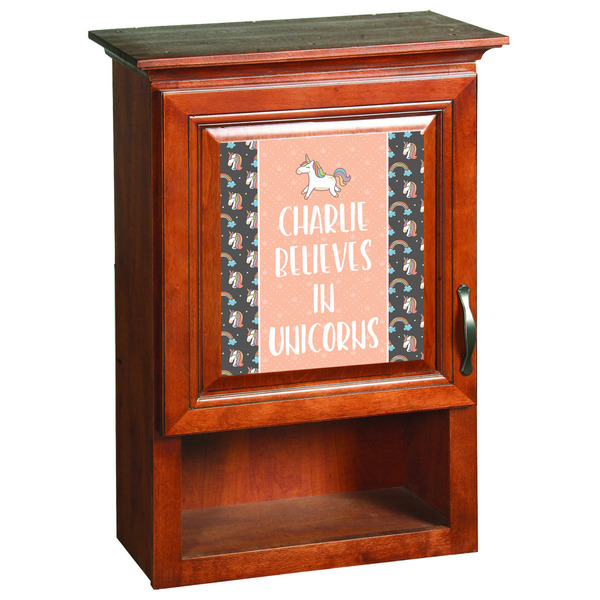 Unicorns Wooden Cabinet Decal (Medium)
