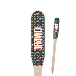 Unicorns Paddle Wooden Food Picks - Single Sided (Personalized)