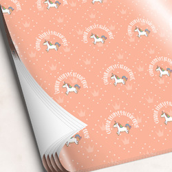 Unicorns Wrapping Paper Sheets (Personalized)