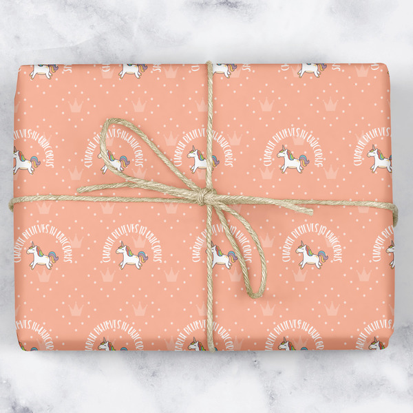 Custom Unicorns Wrapping Paper (Personalized)