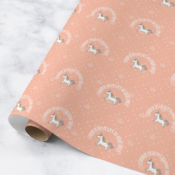 Unicorns Wrapping Paper Roll - Medium - Matte (Personalized)