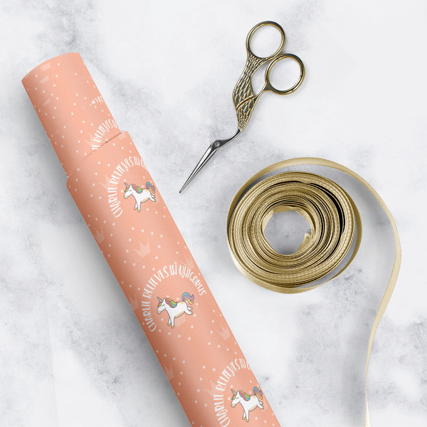 Unicorns Wrapping Paper Rolls - Lifestyle 1