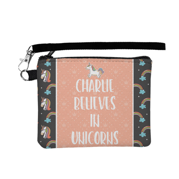 Custom Unicorns Wristlet ID Case w/ Name or Text