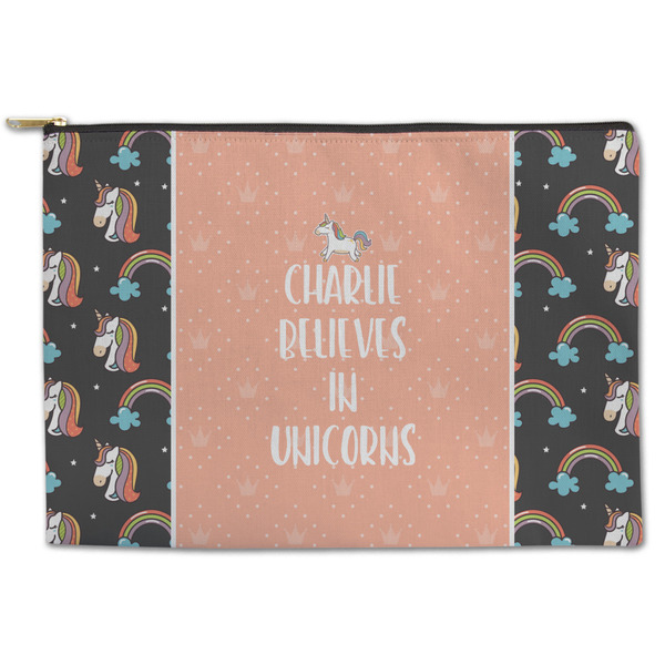 Custom Unicorns Zipper Pouch (Personalized)