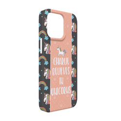 Unicorns iPhone Case - Plastic - iPhone 13 (Personalized)