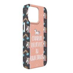 Unicorns iPhone Case - Plastic - iPhone 13 Pro Max (Personalized)