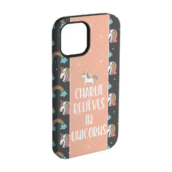 Unicorns iPhone Case - Rubber Lined - iPhone 15 Pro (Personalized)