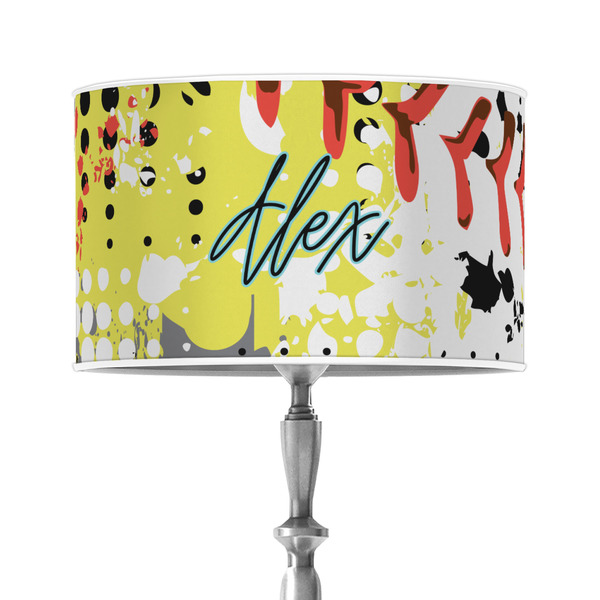 Custom Softball 12" Drum Lamp Shade - Poly-film (Personalized)