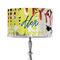 Softball 12" Drum Lampshade - ON STAND (Poly Film)